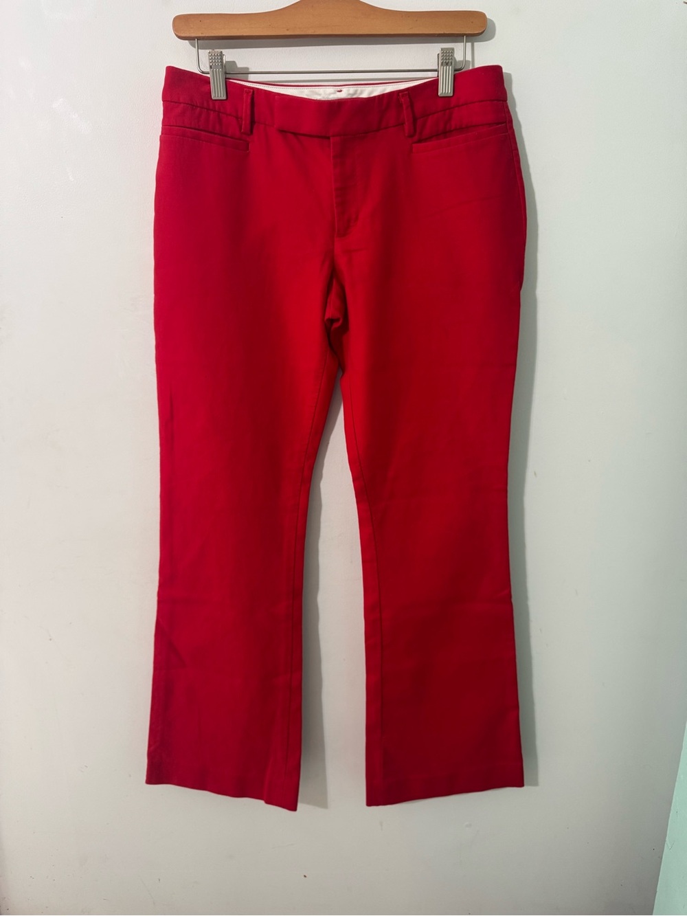 Gap red modern boot  Women's Pants trousers chino size 6